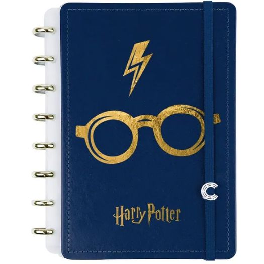 caderno inteligente 80 folhas a5 harry potter azul caderno inteligente 80 folhas a5 harry potter azul