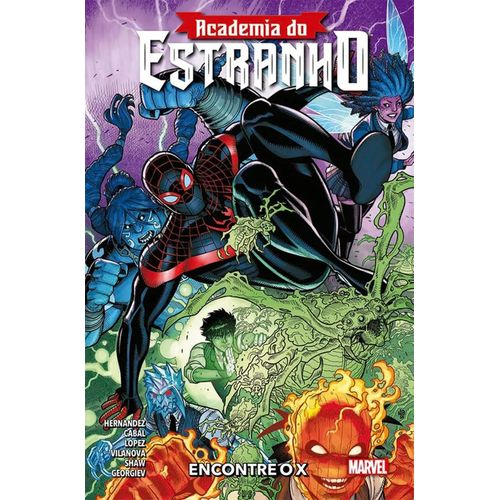 academia do estranho: homem-aranha