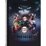 caderno universitário 16x1 256 folhas capa dura demon slayer caderno universitário 16x1 256 folhas capa dura demon slayer