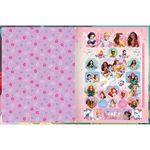 caderno brochurão 80 folhas capa dura princesas disney caderno brochurão 80 folhas capa dura princesas disney