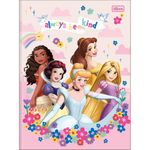 caderno brochurão 80 folhas capa dura princesas disney caderno brochurão 80 folhas capa dura princesas disney
