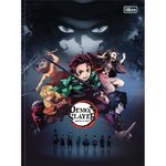 caderno brochurão 80 folhas capa dura demon slayer caderno brochurão 80 folhas capa dura demon slayer