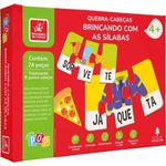 quebra-cabeça 24 peças brincando com as sílabas quebra-cabeça 24 peças brincando com as sílabas