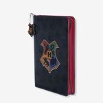 caderno de anotações com pasta zíper hogwarts caderno de anotações com pasta zíper hogwarts