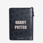 caderno de anotações com pasta zíper hogwarts caderno de anotações com pasta zíper hogwarts