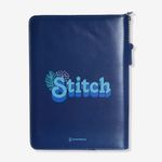 caderno de anotações com pasta zíper stitch caderno de anotações com pasta zíper stitch