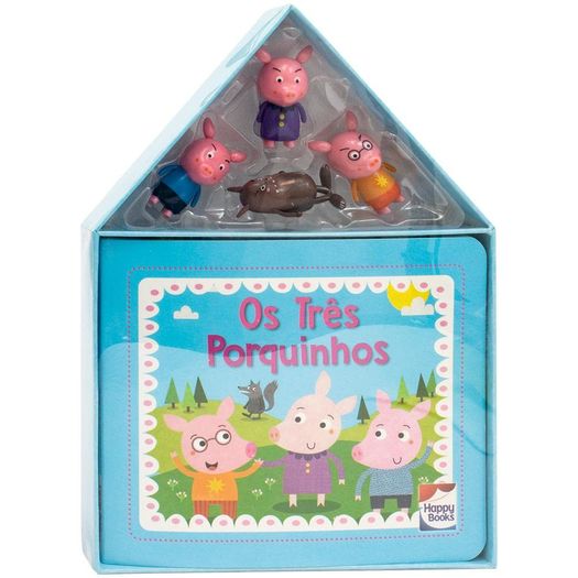 livro-casinha de contos: os três porquinhos livro-casinha de contos: os três porquinhos
