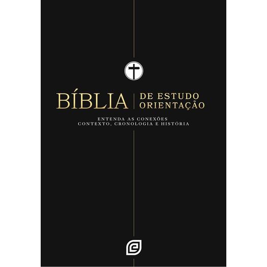 bíblia de estudo orientação - capa black - nvi 2001 bíblia de estudo orientação - capa black - nvi 2001
