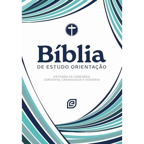 bíblia de estudo orientação - capa blue waves - nvi 2001