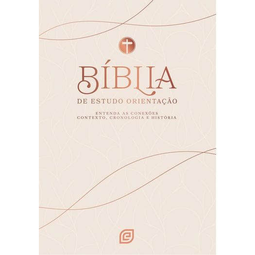 bíblia de estudo orientação - capa rose gold - nvi 2001 bíblia de estudo orientação - capa rose gold - nvi 2001