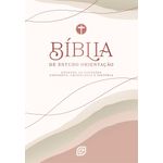bíblia de estudo orientação - capa rose olive - nvi 2001