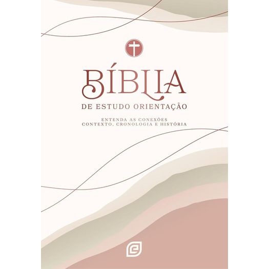 bíblia de estudo orientação - capa rose olive - nvi 2001
