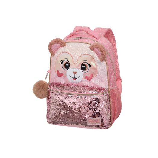 mochila com alça pack me teddy bear rosa pacific mochila com alça pack me teddy bear rosa pacific