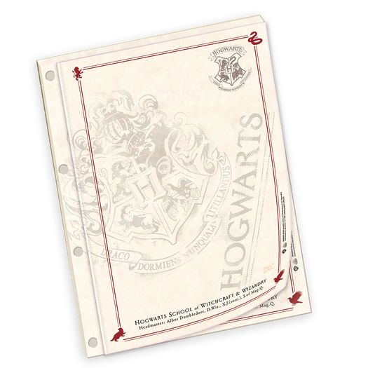 papel de carta para caderno fichário universitário 48 folhas harry potter papel de carta para caderno fichário universitário 48 folhas harry potter