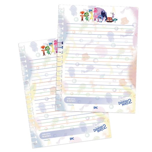 refil para caderno universitário smart 48 folhas divertidamente