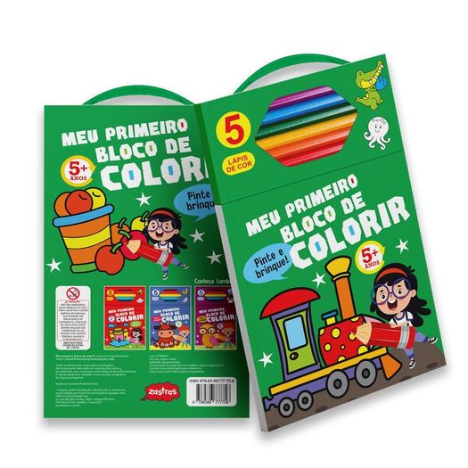 meu primeiro bloco de colorir verde 5 anos meu primeiro bloco de colorir verde 5 anos