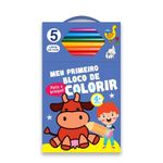 meu primeiro bloco de colorir azul 4 anos meu primeiro bloco de colorir azul 4 anos