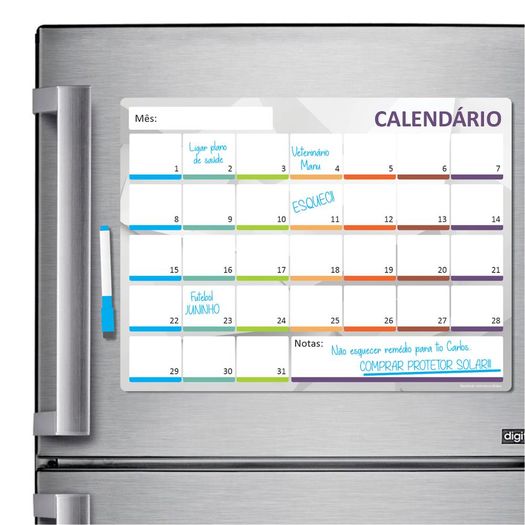 quadro calendário mensal magnético quadro calendário mensal magnético