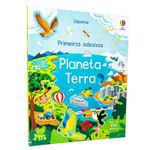 primeiros adesivos: planeta terra