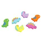 borracha fantasia mini dinossauro 20 unidades
