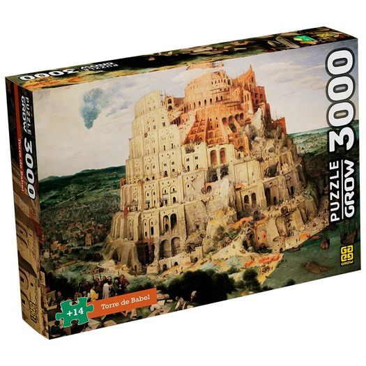 quebra-cabeça 3000 peças torre de babel quebra-cabeça 3000 peças torre de babel