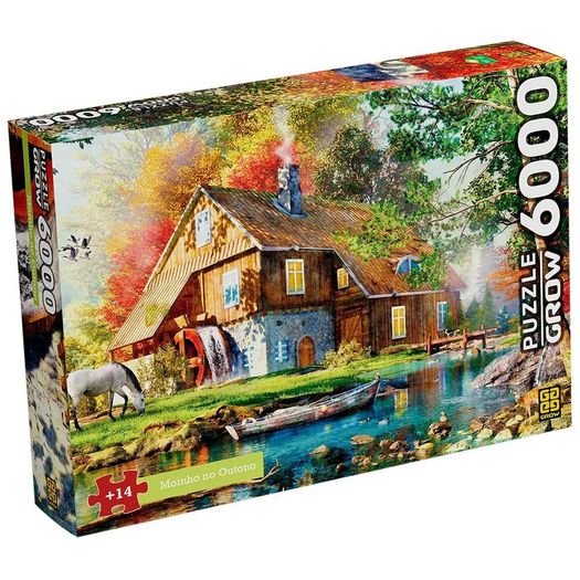 quebra-cabeça 6000 peças moinho no outono quebra-cabeça 6000 peças moinho no outono