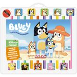 bluey brincando de colorir