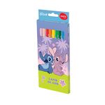 lápis de cor 12 cores stitch lápis de cor 12 cores stitch