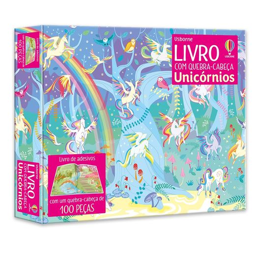 unicórnios: livro com quebra-cabeças unicórnios: livro com quebra-cabeças