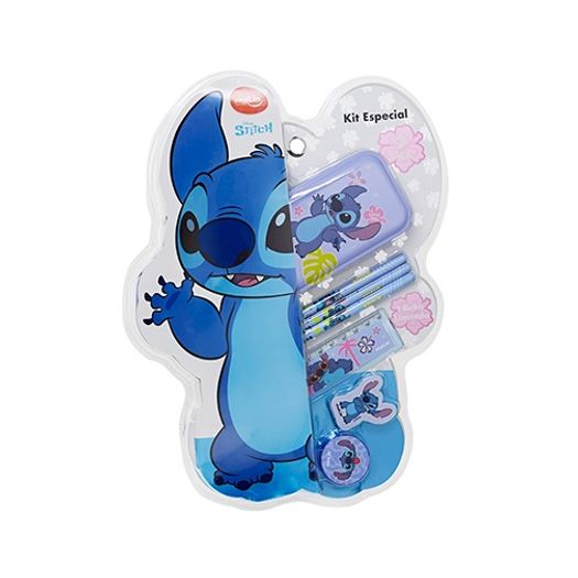 kit escolar stitch disney 7 peças kit escolar stitch disney 7 peças