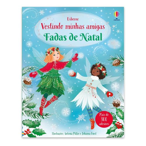 fadas de natal: vestindo minha amigas