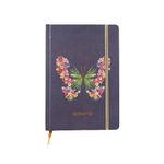 caderneta de anotações capa dura borboletas 96 folhas caderneta de anotações capa dura borboletas 96 folhas