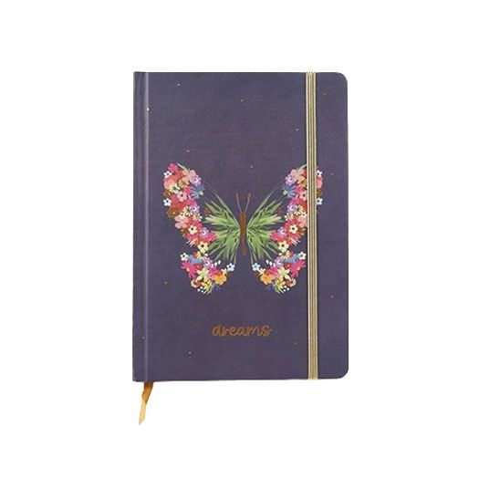 caderneta de anotações capa dura borboletas 96 folhas caderneta de anotações capa dura borboletas 96 folhas