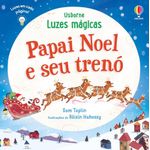 papai noel e seu trenó: luzes magicas