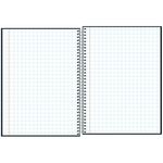 caderno universitário 1x1 96 folhas capa dura 7x7mm d+ quadriculado