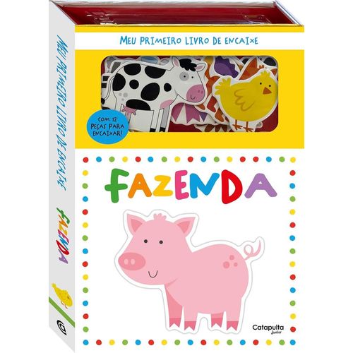 meu primeiro livro de encaixe: fazenda
