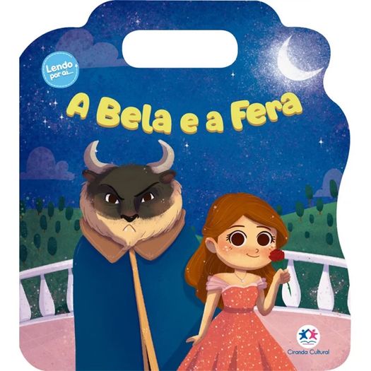 livro cartonado a bela e a fera