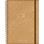 planner 2025 kraft gold divrsos modelos espiral