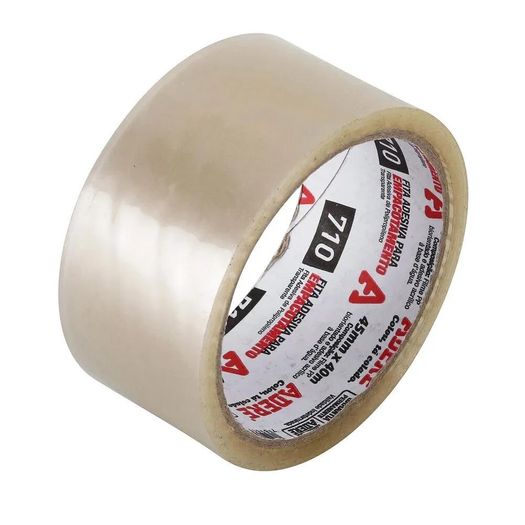 fita empacotamento poli transp 45mmx40m adere