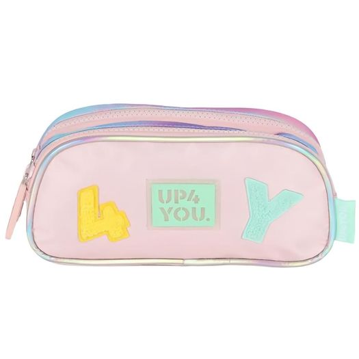 estojo duplo rosa estojo duplo rosa