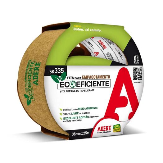 fita empacotamento kraft eco 38mmx25m fita empacotamento kraft eco 38mmx25m