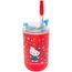 copo 300ml neo hello kitty com canudo inox tampa
