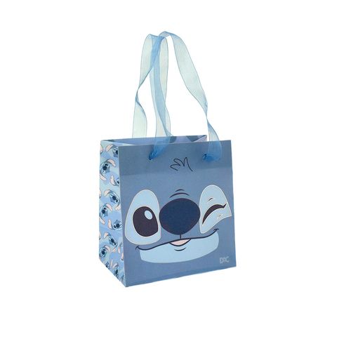 sacola para presente stitch pequena