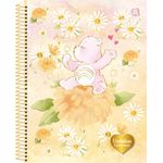 caderno colegial 1x1 80 folhas capa dura ursinhos carinhosos diversos modelos