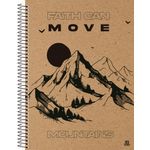 caderno universitário 10x1 160 folhas capa dura paper kraft diversos modelos