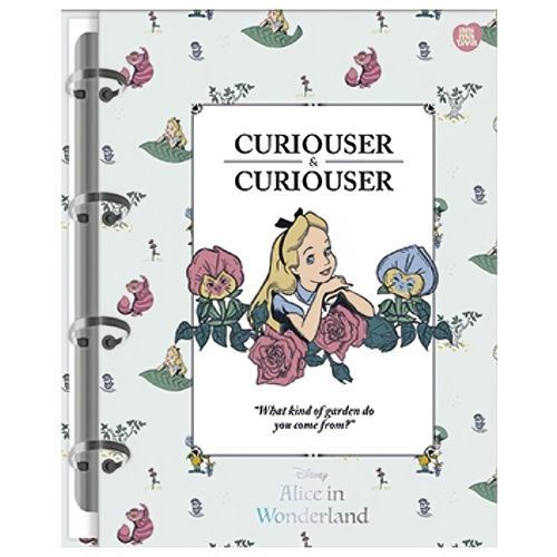 caderno fichário colegial 160 folhas alice diversos modelos