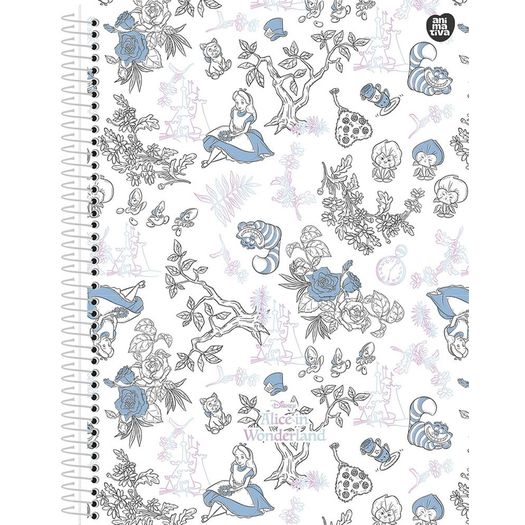 caderno universitário 1x1 80 folhas capa dura alice diversos modelos caderno universitário 1x1 80 folhas capa dura alice diversos modelos