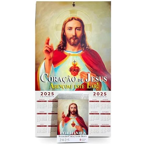 folhinha do sagrado coração de jesus calendário