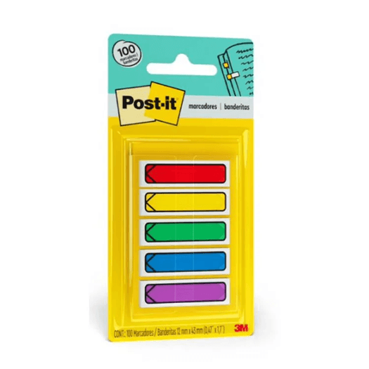 post it flags 100 folhas 5 cores sortidas neon post it flags 100 folhas 5 cores sortidas neon