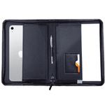 pasta fichário classic com ziper preta pasta fichário classic com ziper preta